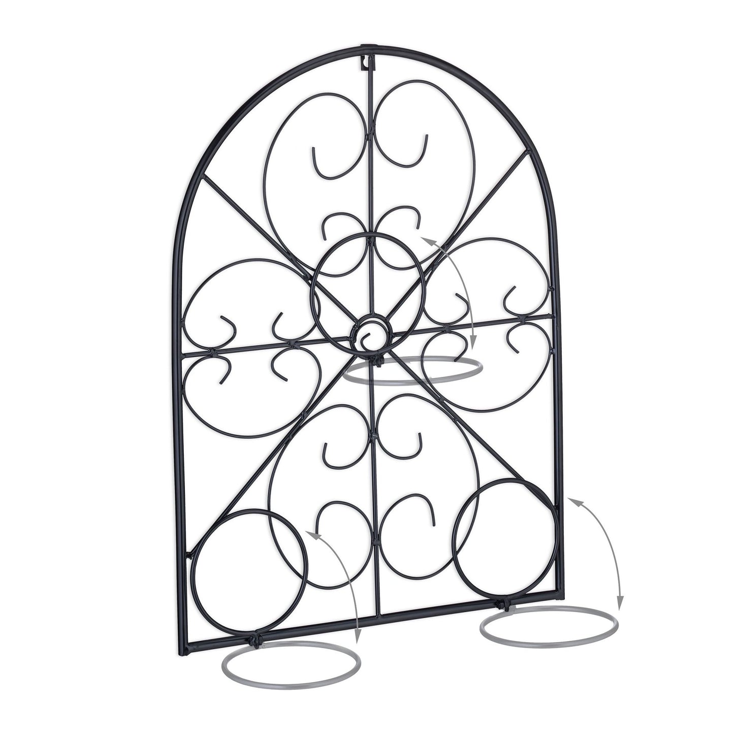 Flower pot holder in black