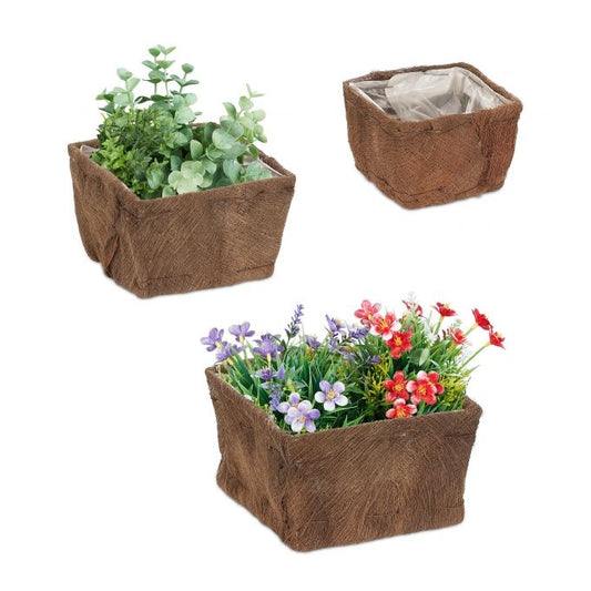 Flower pot - set of 3