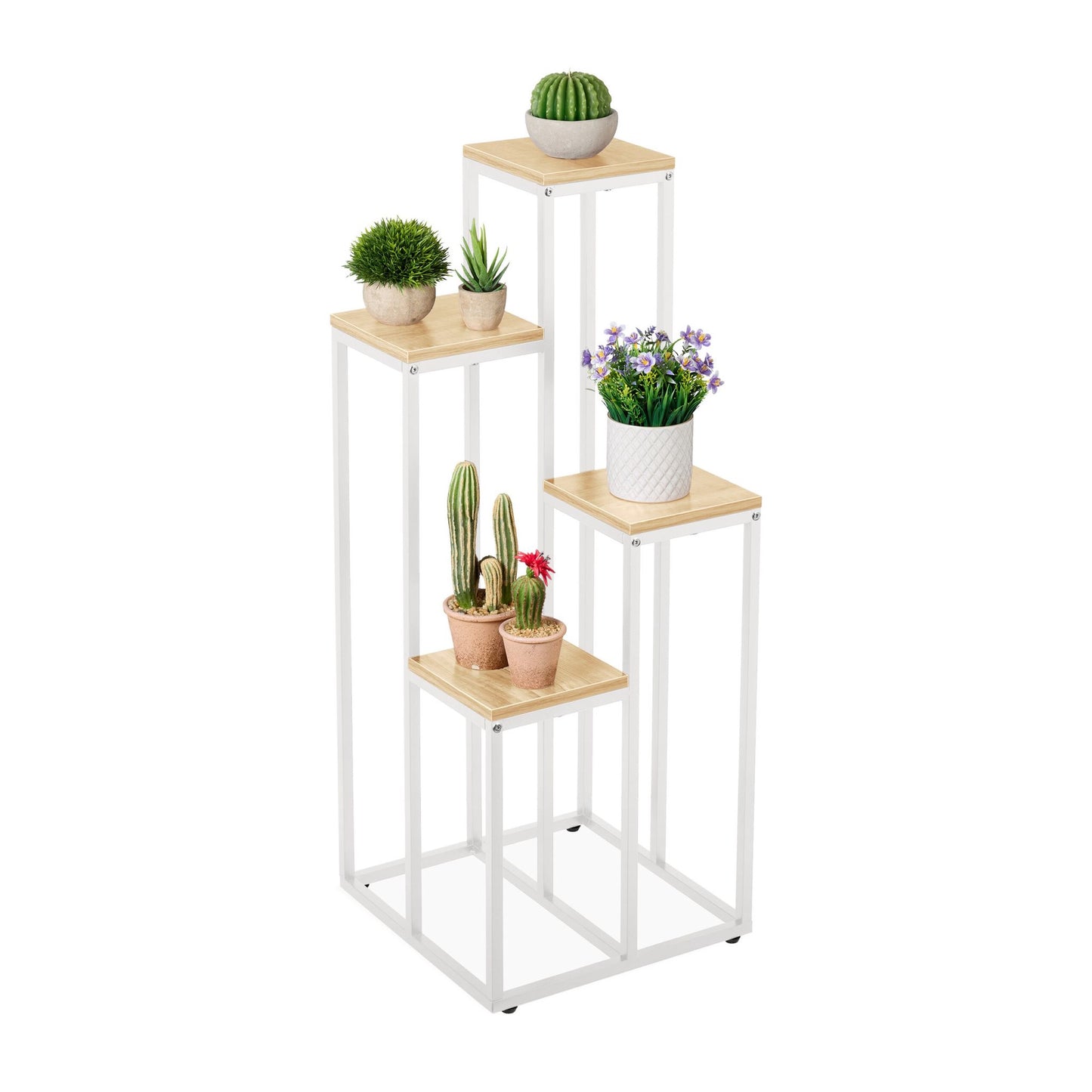 Flower staircase white in 4 levels
