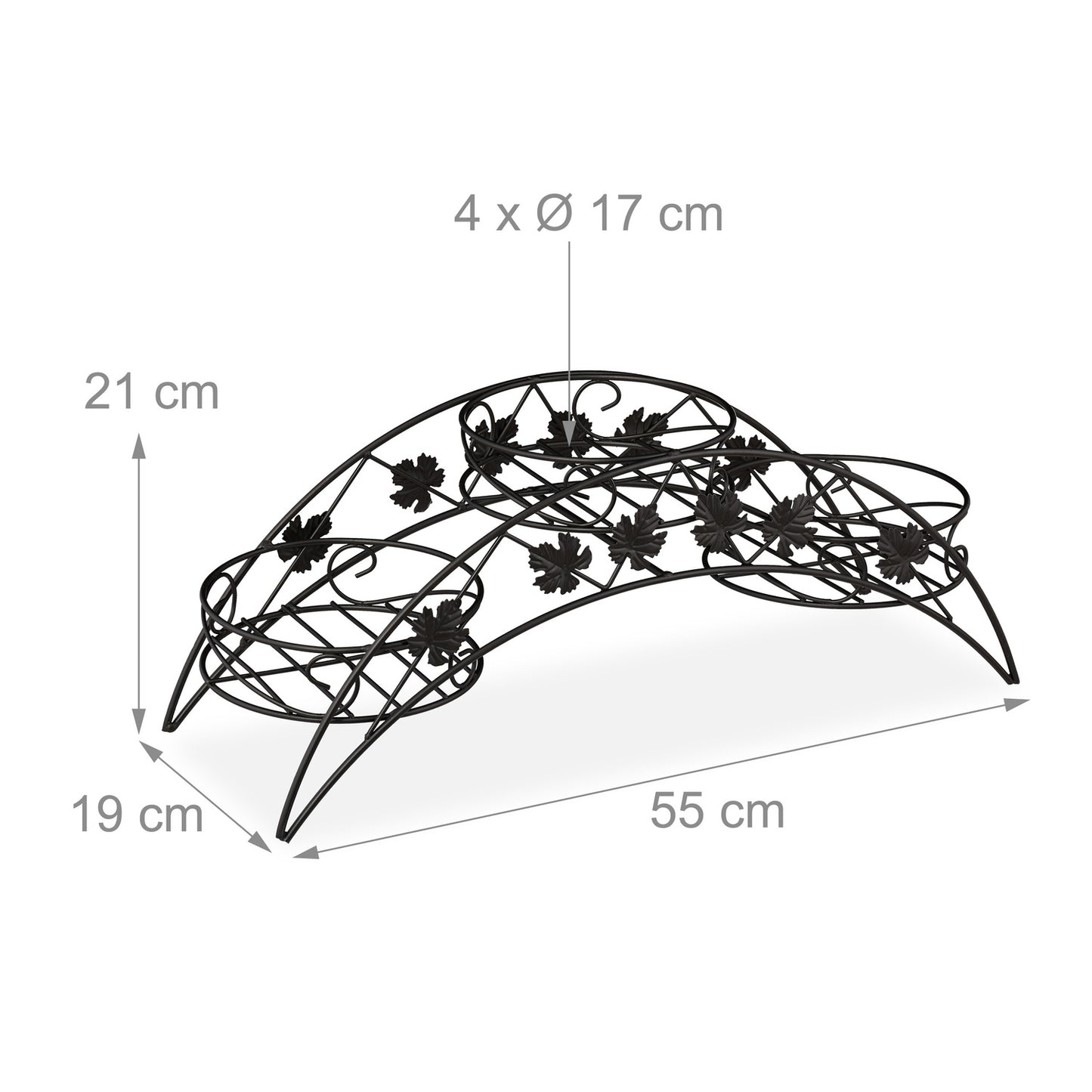 Flower stairs for 3 plants