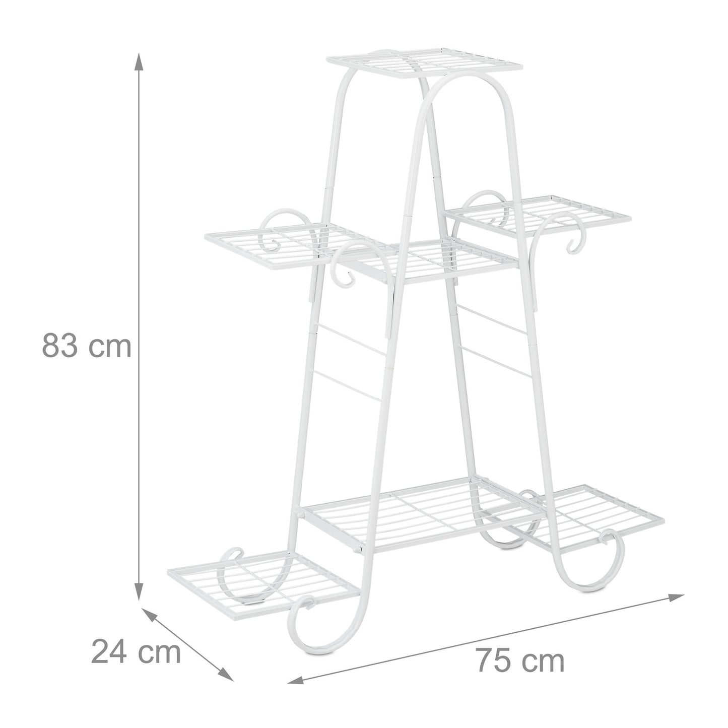 Flower stairs in metal
