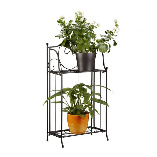 Flower stand Metal 2 Shelves
