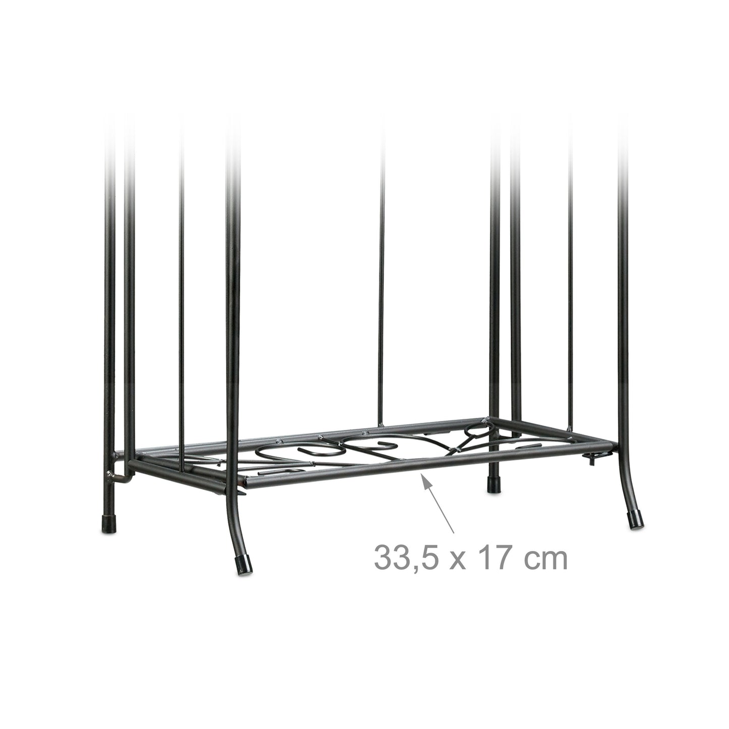 Flower stand Metal 2 Shelves