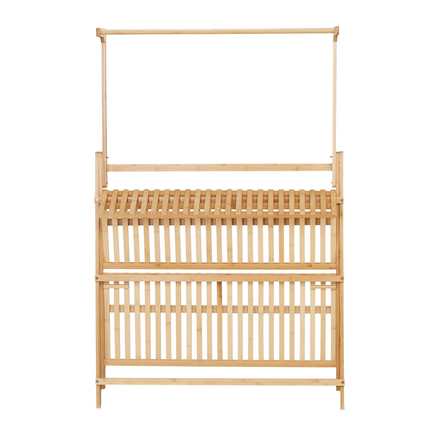 Flower stand in bamboo with hanging rod
