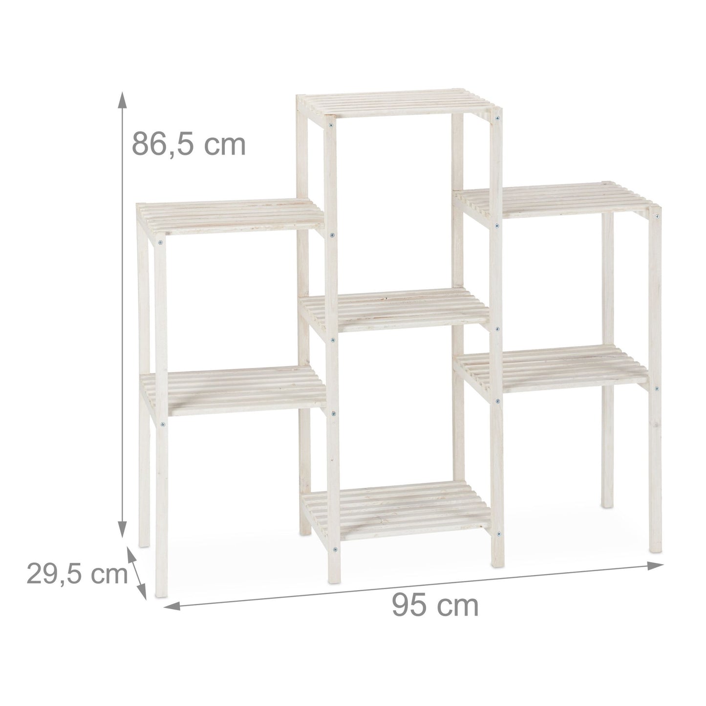 Flower stand wooden white