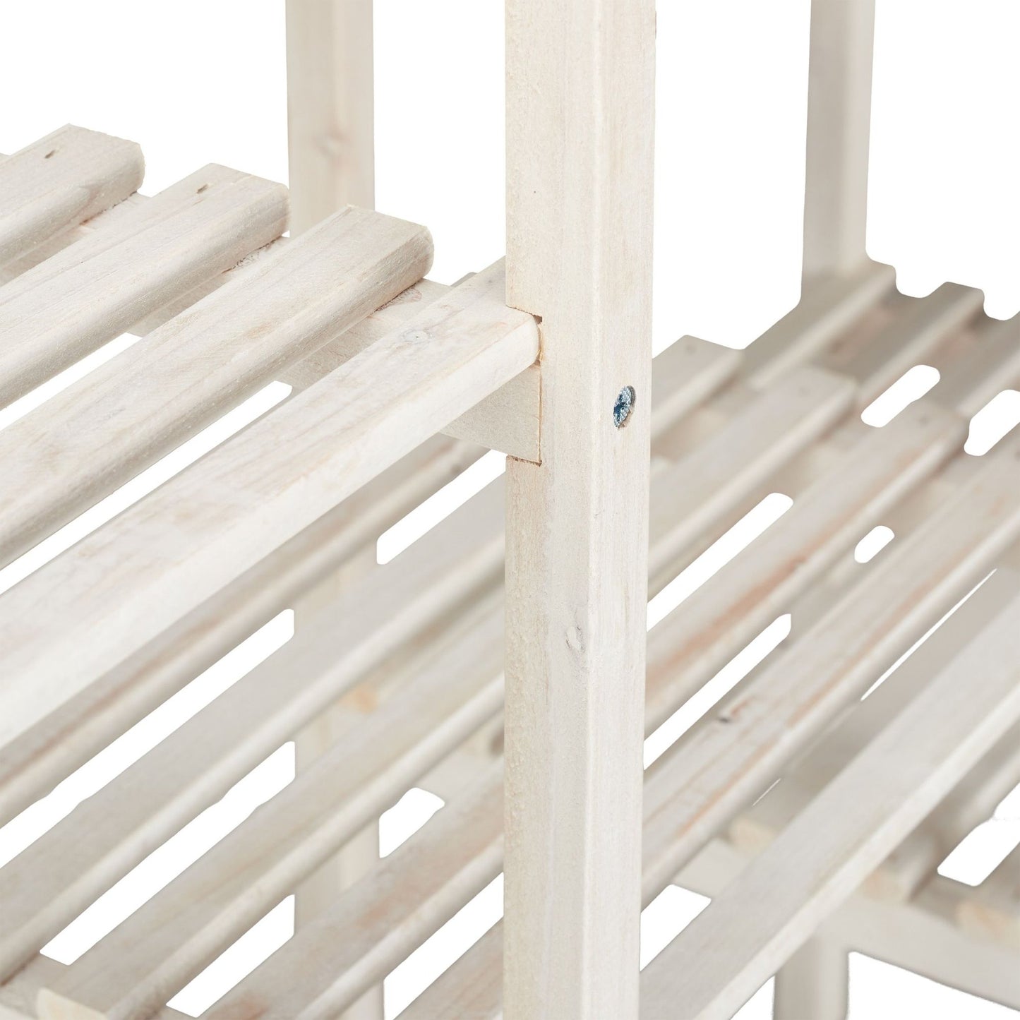 Flower stand wooden white