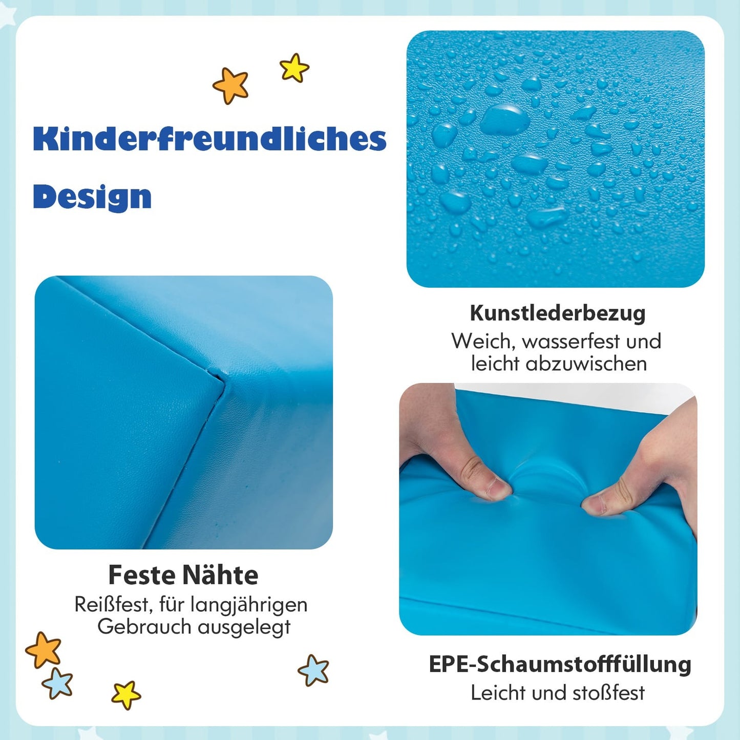 Foam Building Blocks Set – 7 Pcs, Soft & Durable