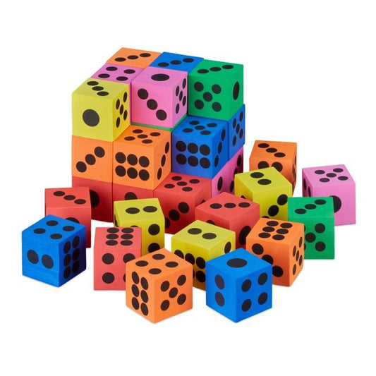 Foam Dices in a Set of 36