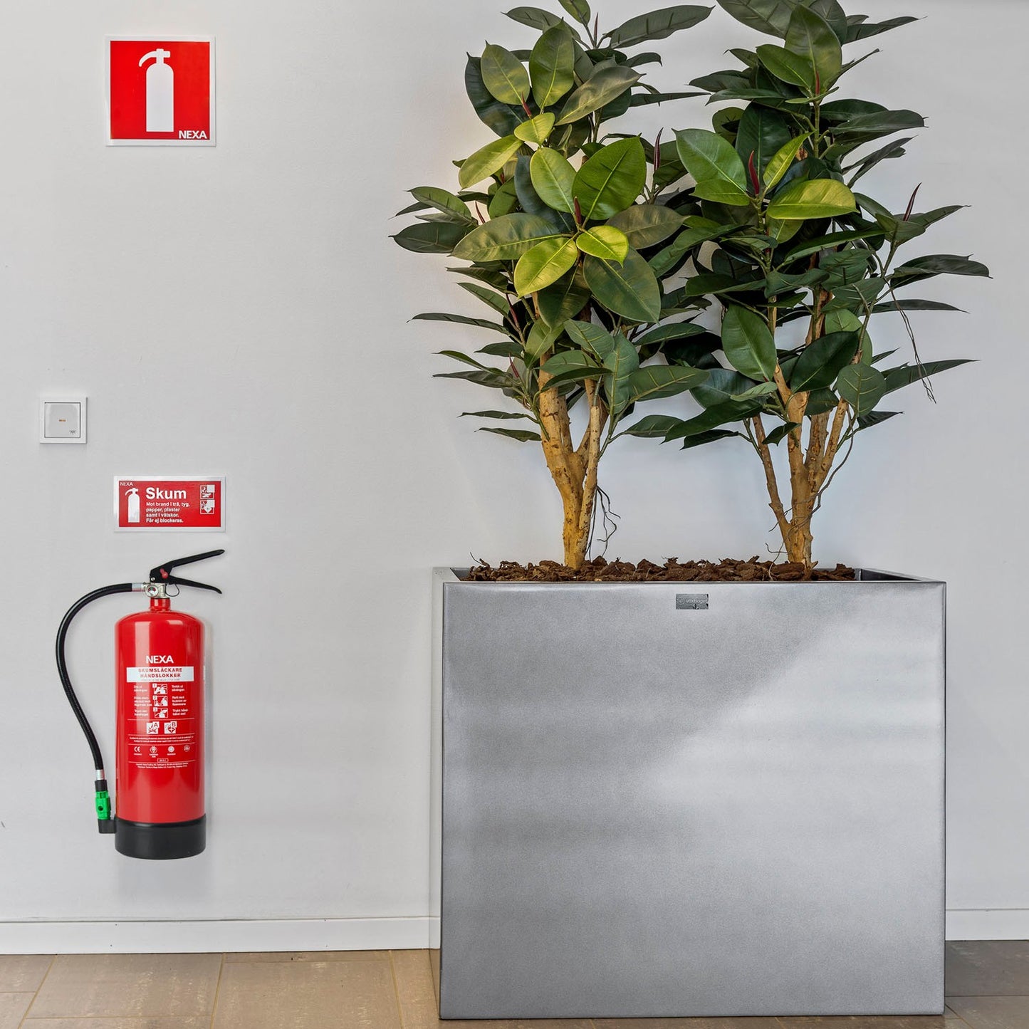 Foam Fire Extinguisher, Red, 6L, PFAS-Free, 21A 144B