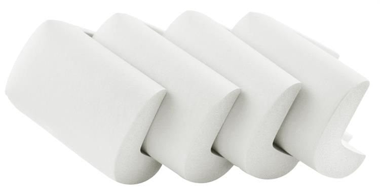 Foam corner protection - 4 pieces (white)
