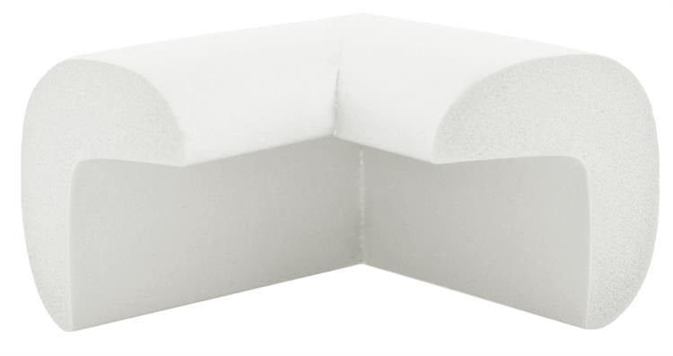 Foam corner protection - 4 pieces (white)