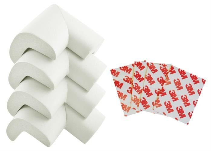 Foam corner protection - 4 pieces (white)