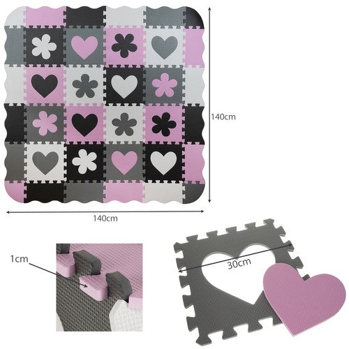 Foam puzzle 30x30cm 16 pcs. P16134