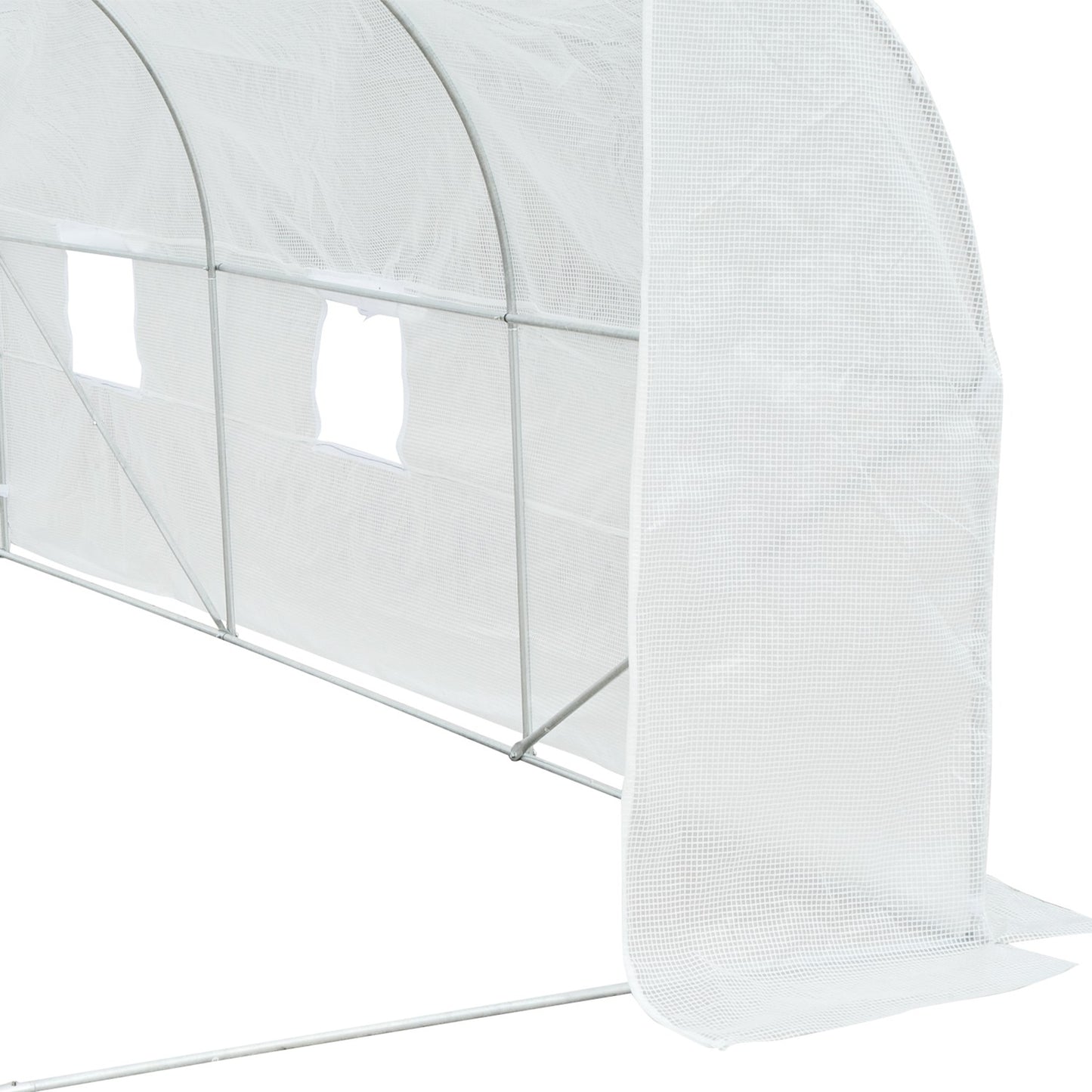 Greenhouse 3.5x3x3m UV-protected, windproof, metal frame
