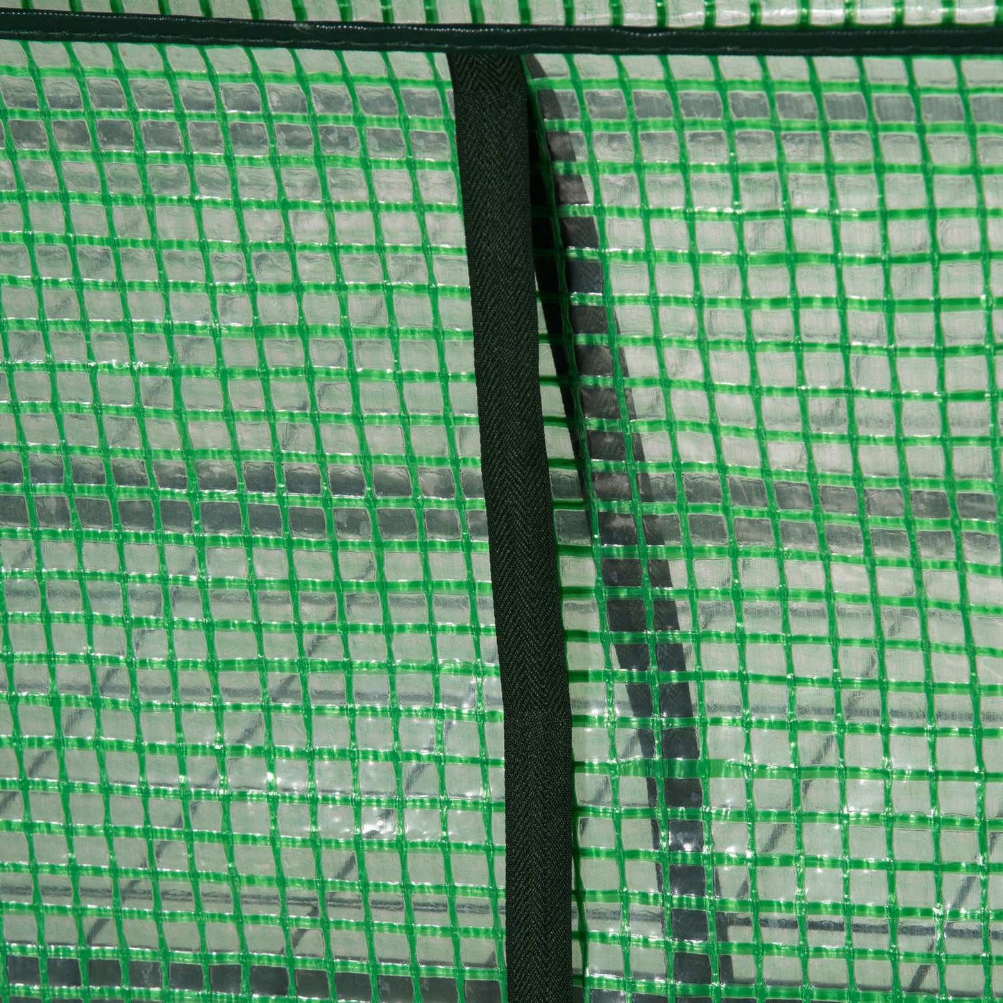 Mini Metal Greenhouse - 3 shelves, green, 80x49x120 cm