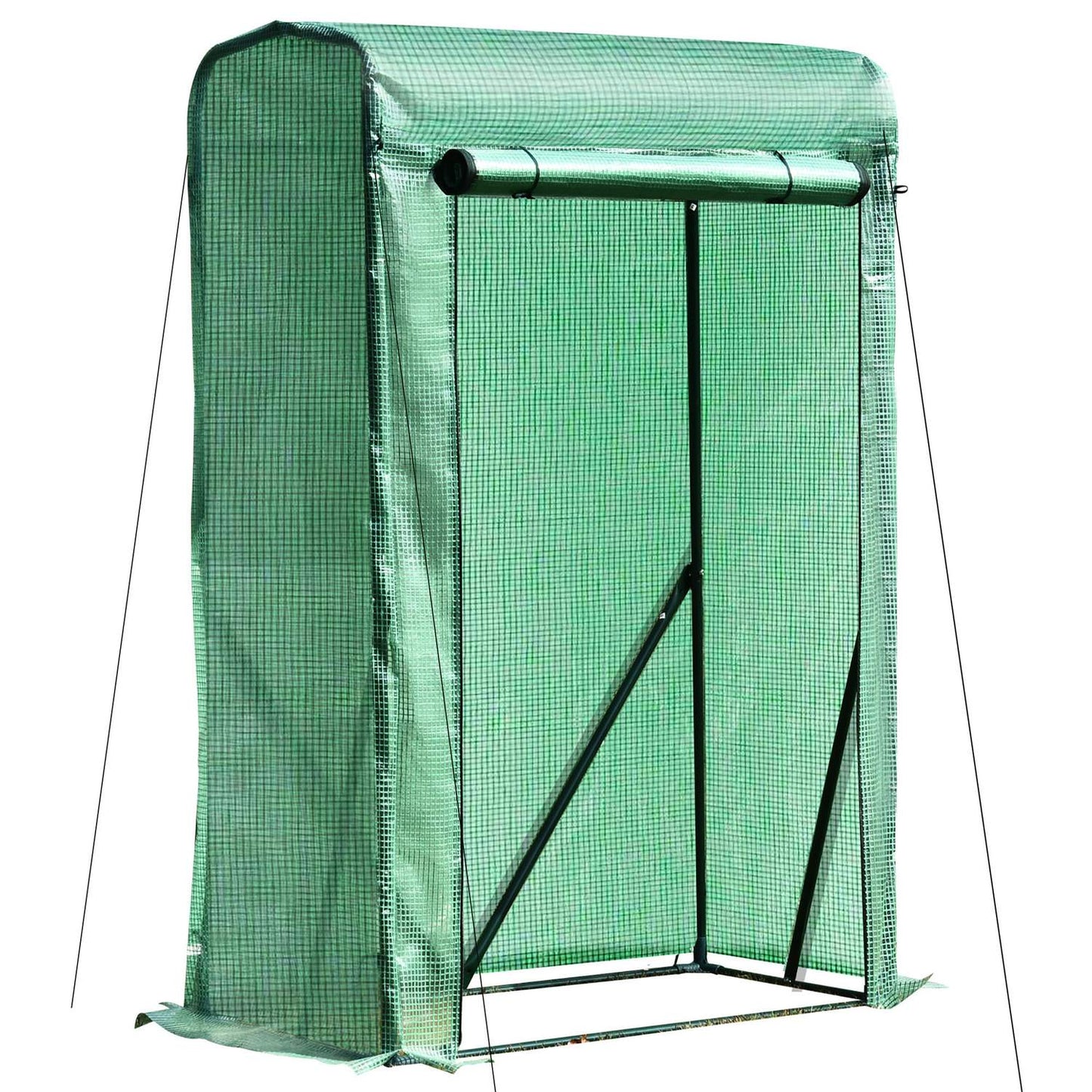 Mini greenhouse, metal frame, PE cover, 100x50x150 cm