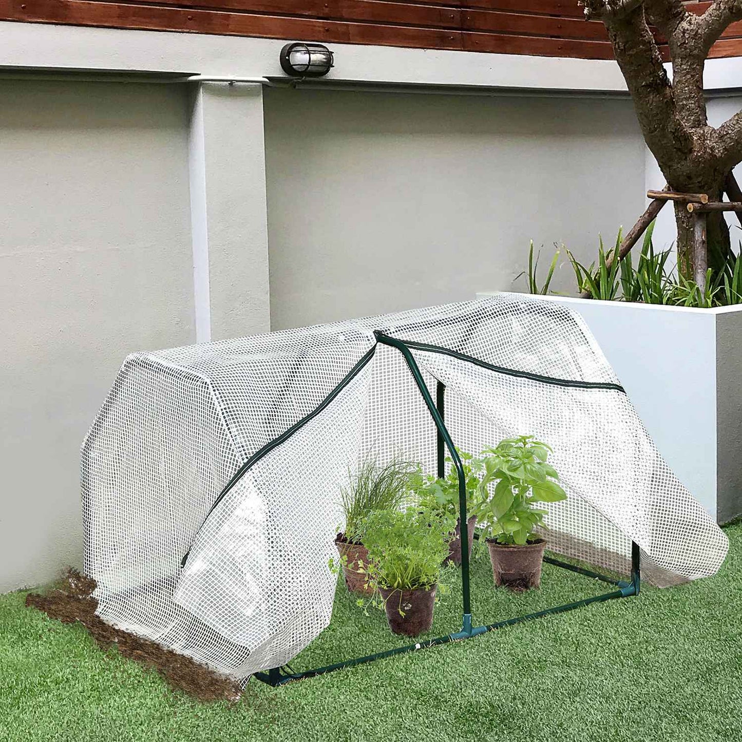 Mini UV-resistant foil greenhouse, 99 x 71 x 60 cm