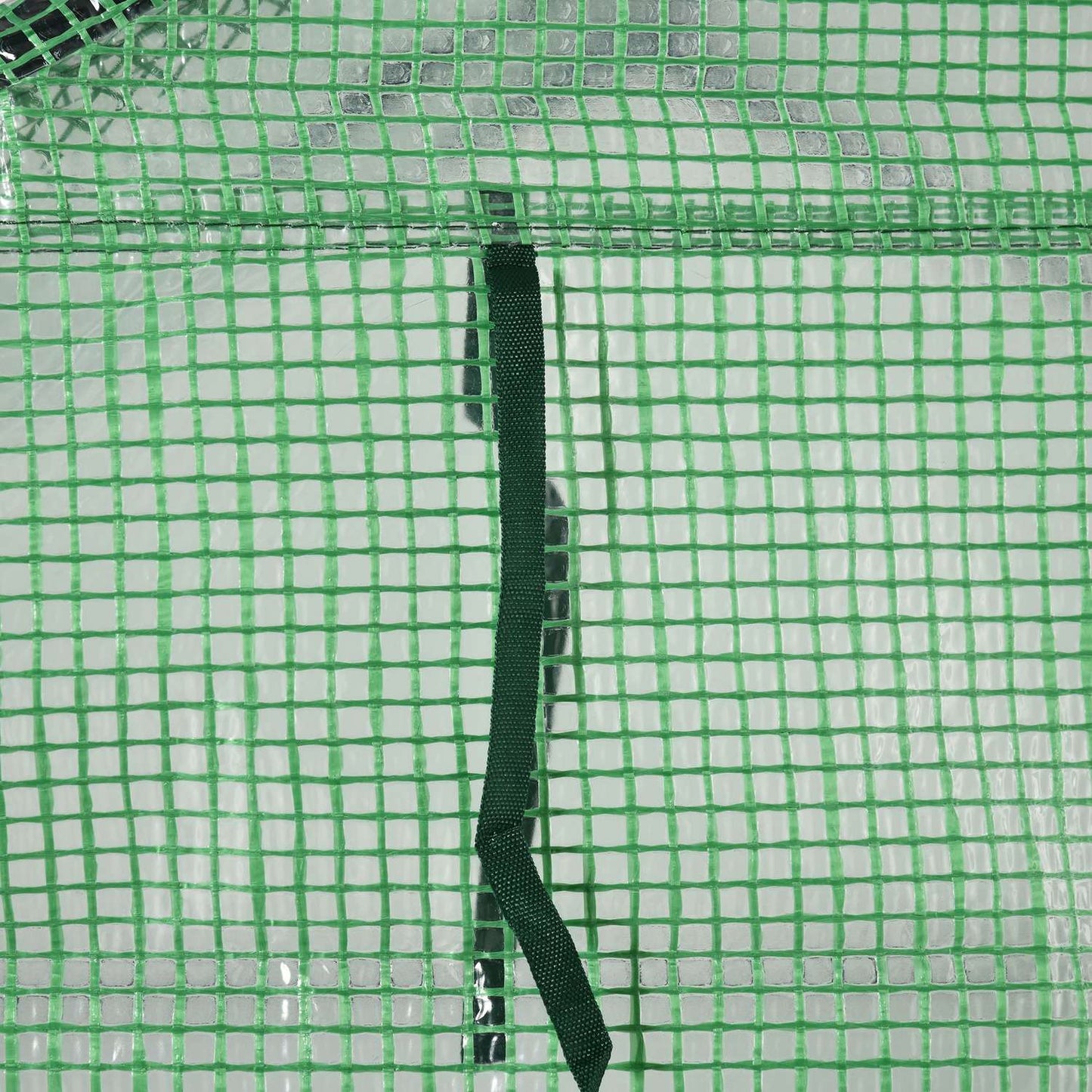 Walk-In Greenhouse - 8 shelves, steel frame, PE cover