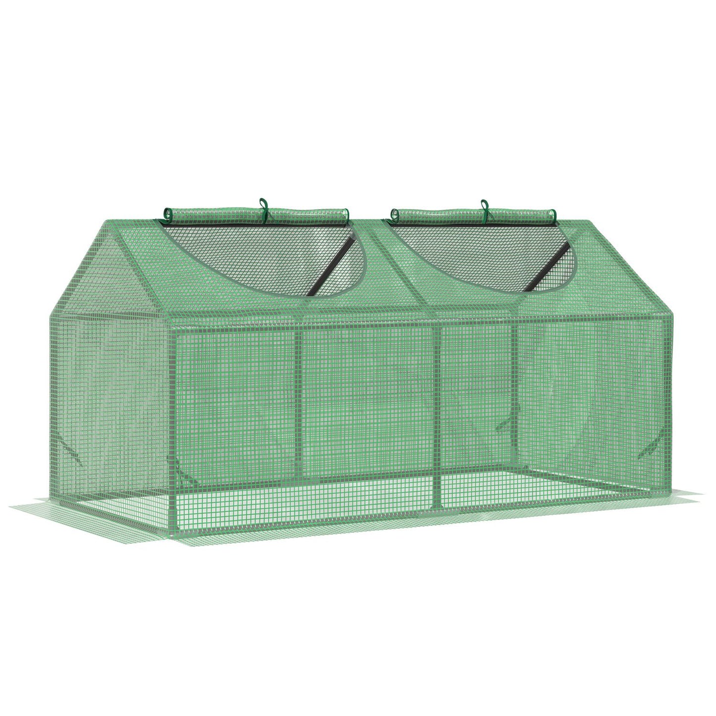 Foil greenhouse with window, 120x60x60 cm, weatherproof