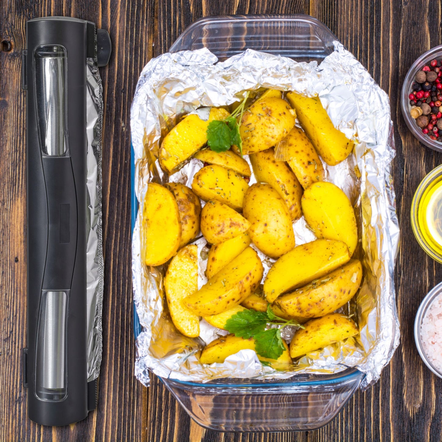 Foil cutter, 2 pcs, black