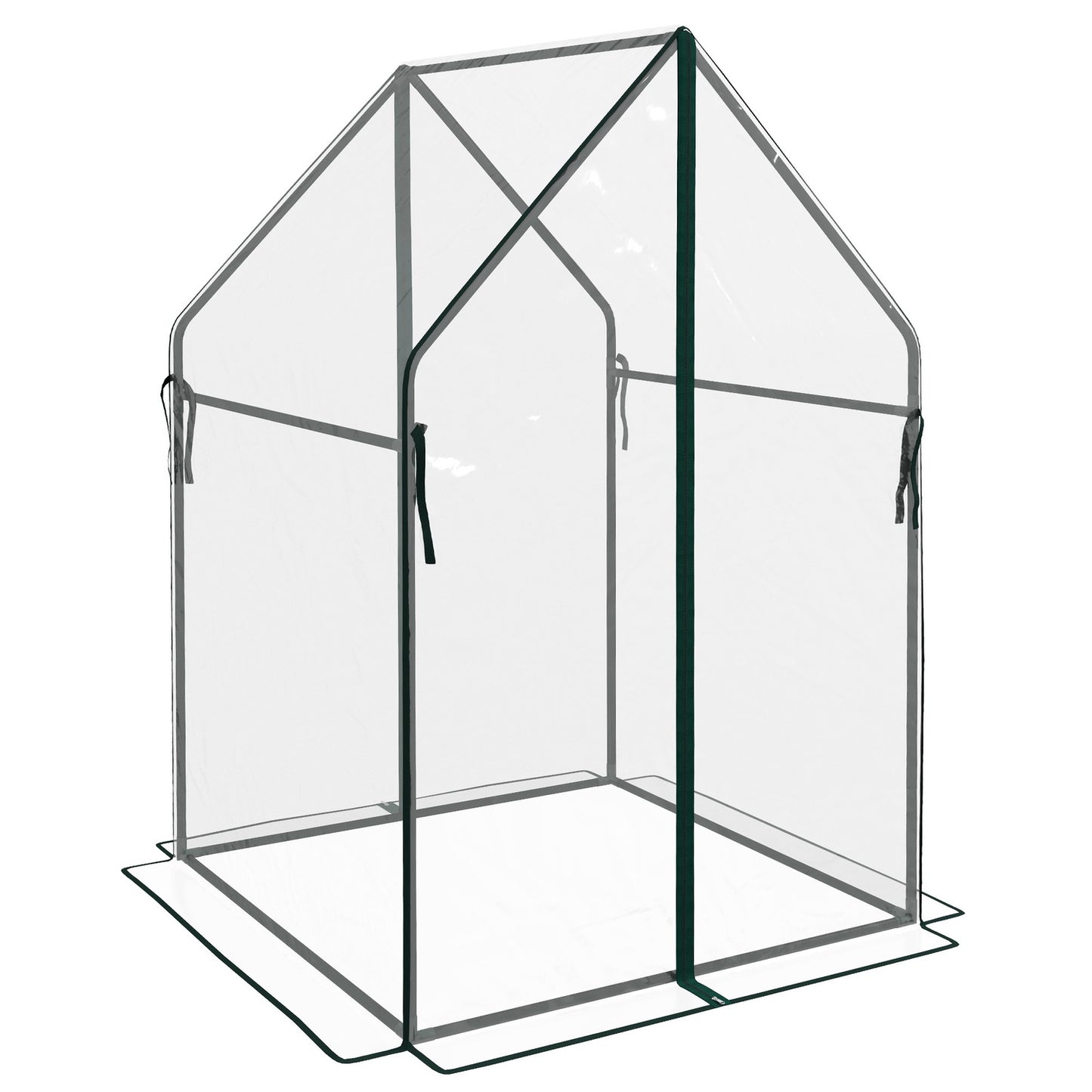 Transparent windproof greenhouse for garden, 90x90x145 cm