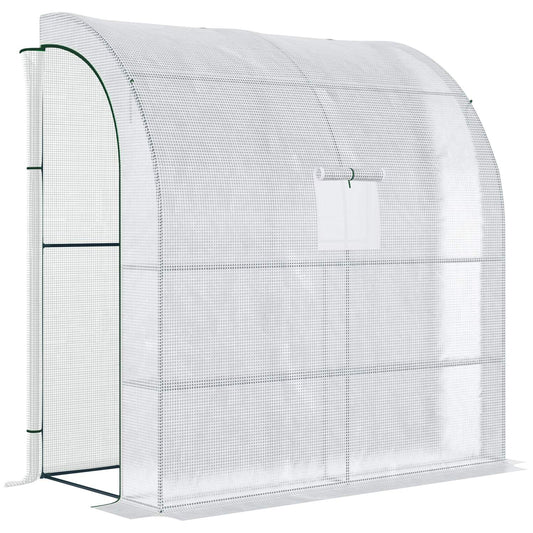 Foil Greenhouse 200x100x215cm, Mesh window & UV protection