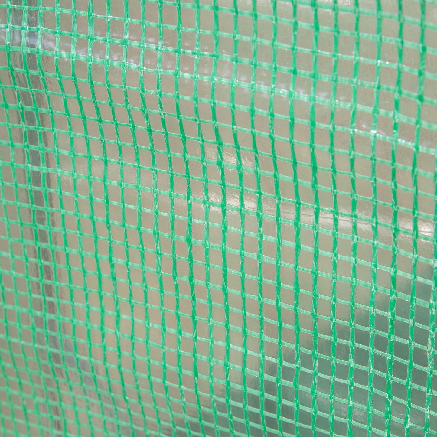Greenhouse 300x100x200 cm, PE Plastic, Steel frame, 4 windows