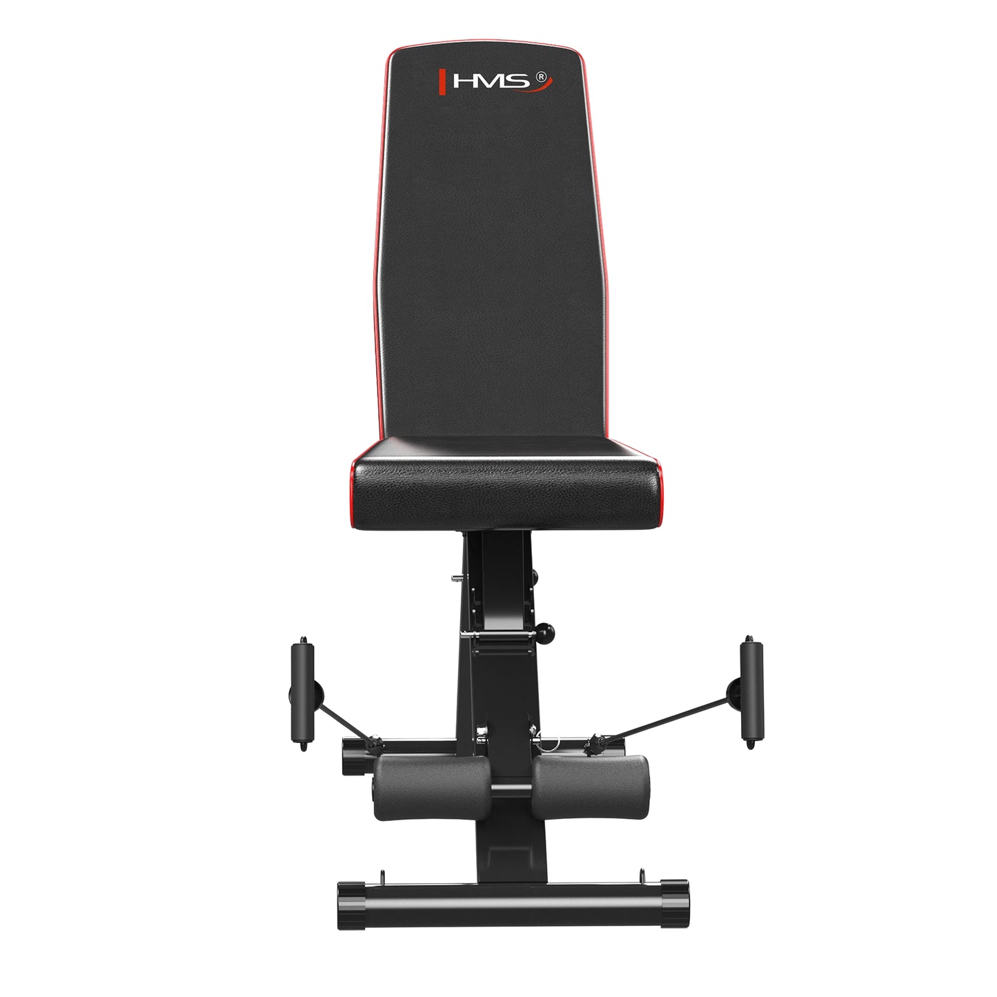 Foldable Adjustable Exercise Bench with Resistance Ropes