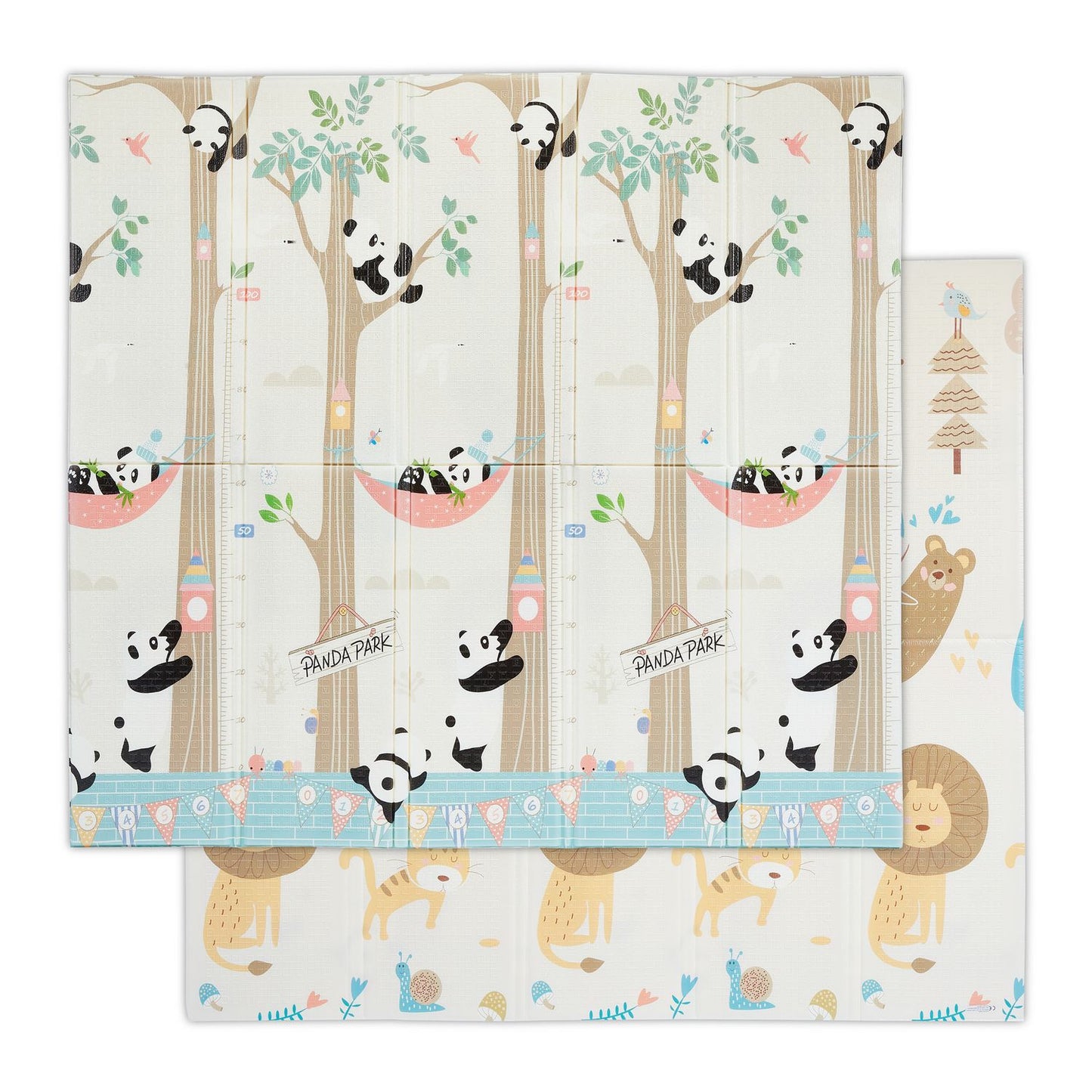 Foldable Animal Play Mat for Babies & Toddlers
