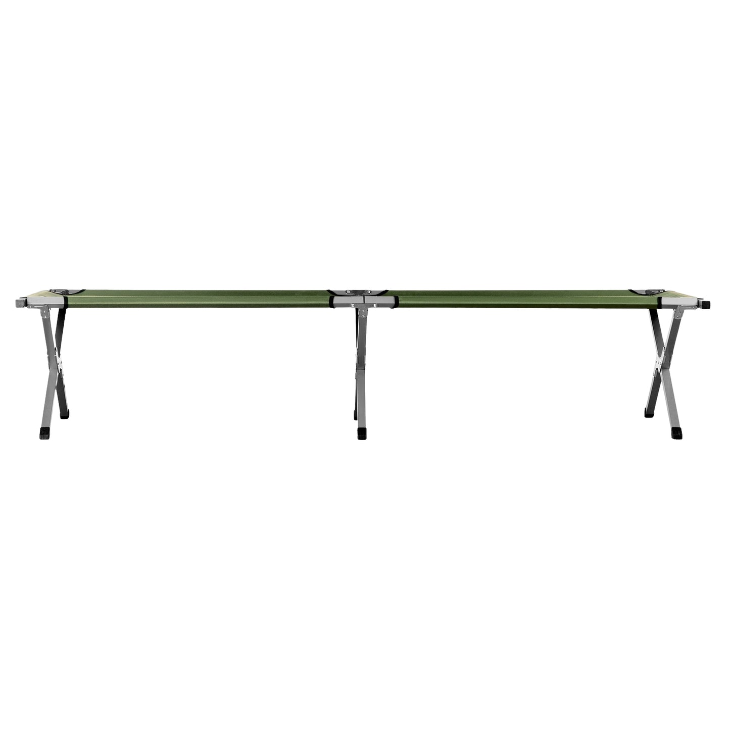 Foldable Camp Bed, Green, 200 cm
