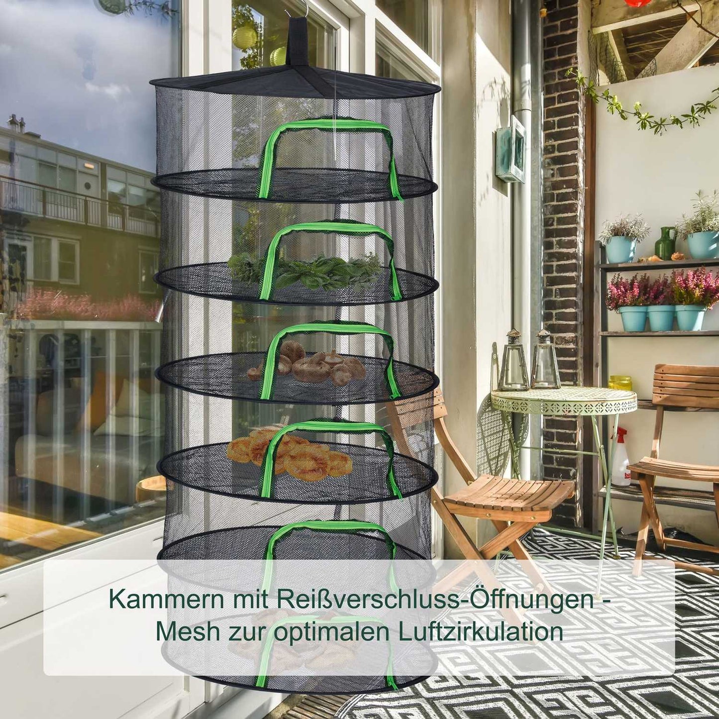 Foldable Drying Net for Herbs, Fruits, and Clothes