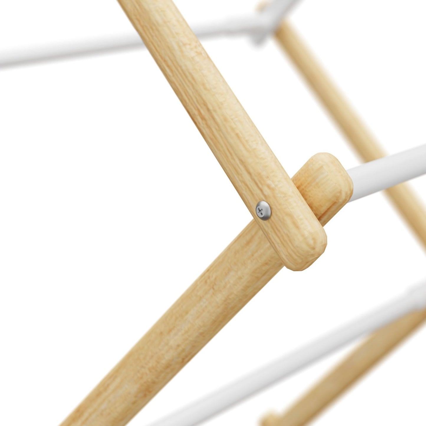 Foldable Drying Rack – Bamboo & Metal, 6 Tiers