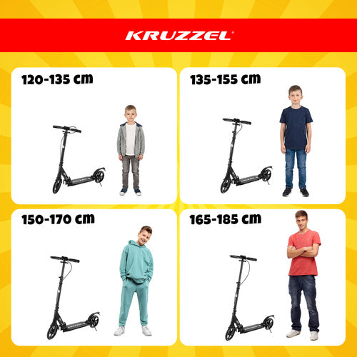 Foldable Scooter for Kids, 200mm Wheels, Shock Absorber