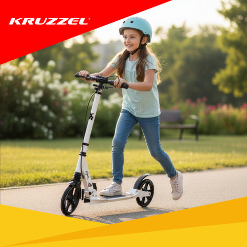 Foldable Scooter for Kids & Adults, 200mm Wheels, 100kg Max