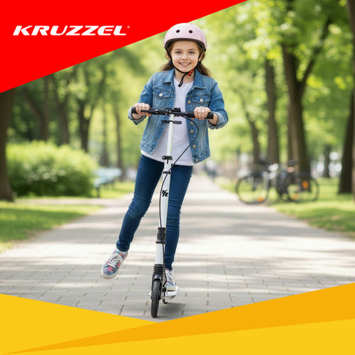 Foldable Scooter for Kids & Adults, 200mm Wheels, 100kg Max