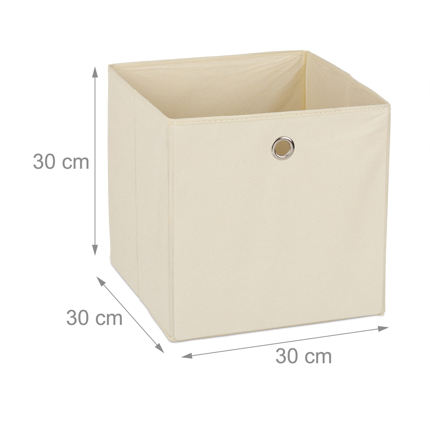 Foldable Shelf Storage Baskets, Set of 4, Fabric Organizers