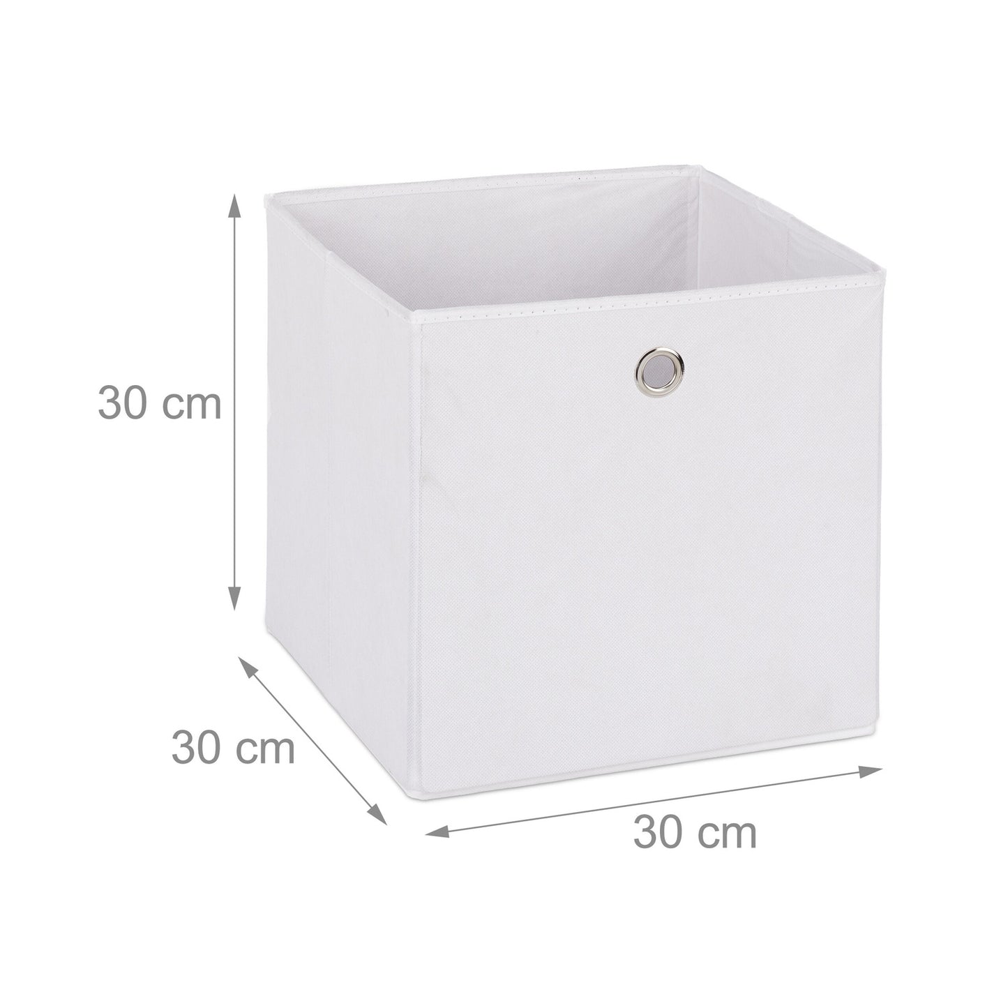 Foldable Shelf Storage Baskets, Set of 4, Fabric Organizers