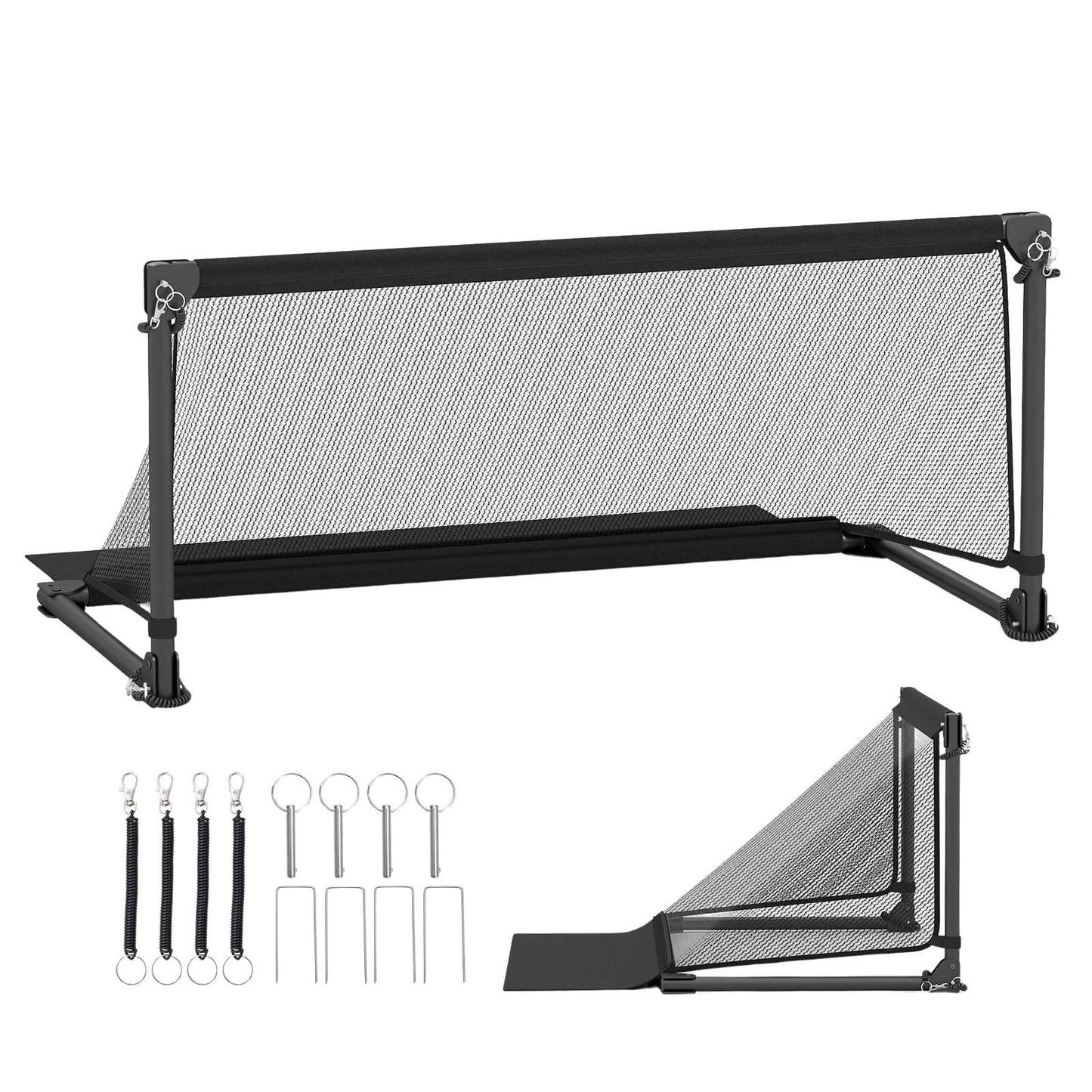 Foldable Soccer Goal 100x50x47cm Metal Frame, PE Net