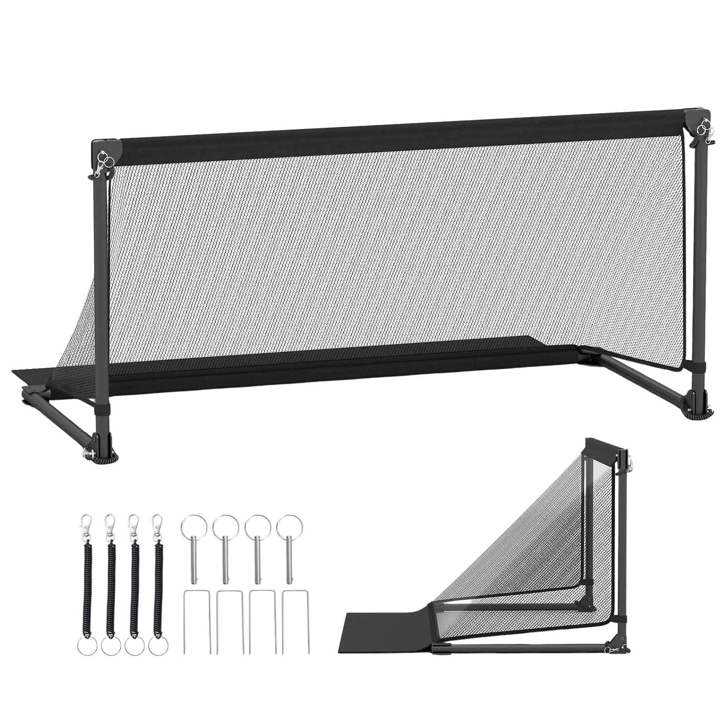 Foldable Soccer Goal 120x57x60cm Metal Frame PE Net