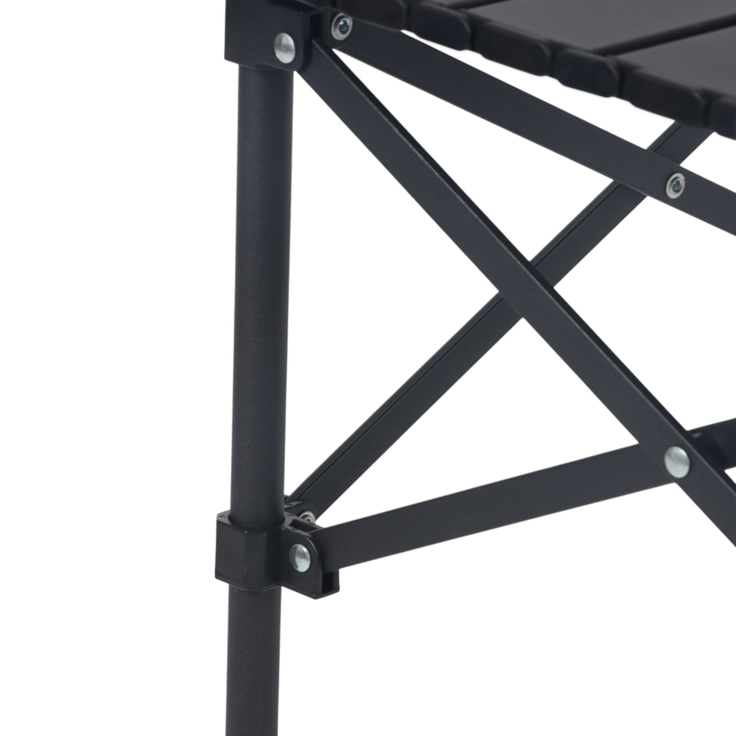 Foldable Steel Camping Table with Carry Bag