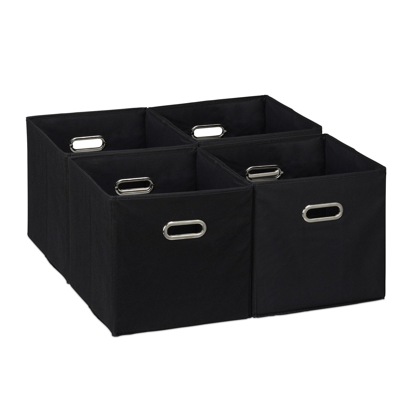 Foldable Storage Baskets – Set of 4, Organiser Boxes