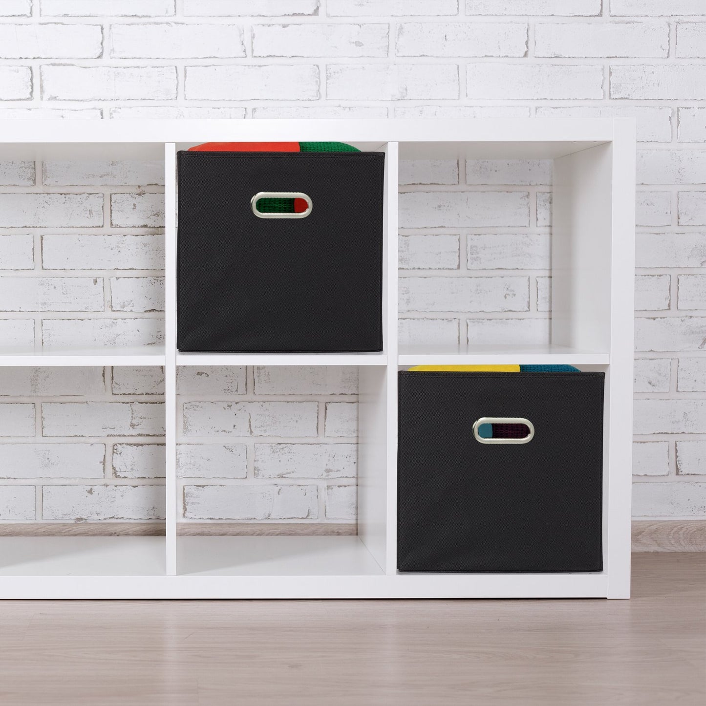 Foldable Storage Baskets – Set of 4, Organiser Boxes