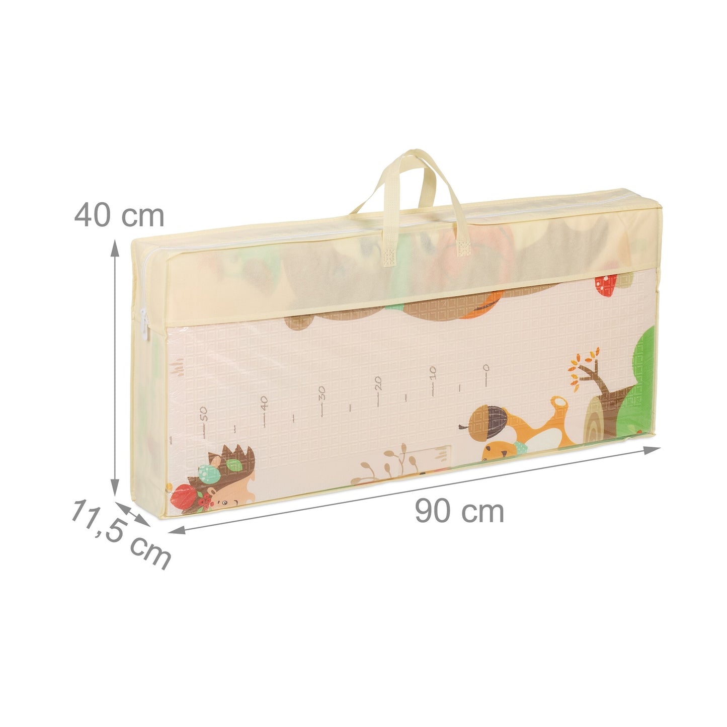 Foldable animal play mat