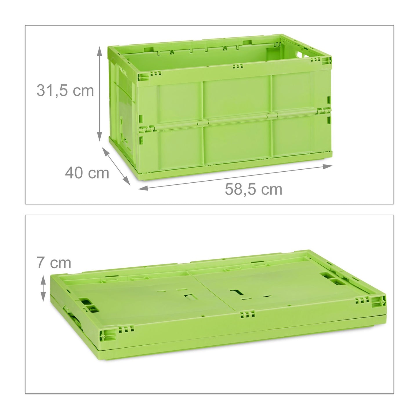 Foldable box stable
