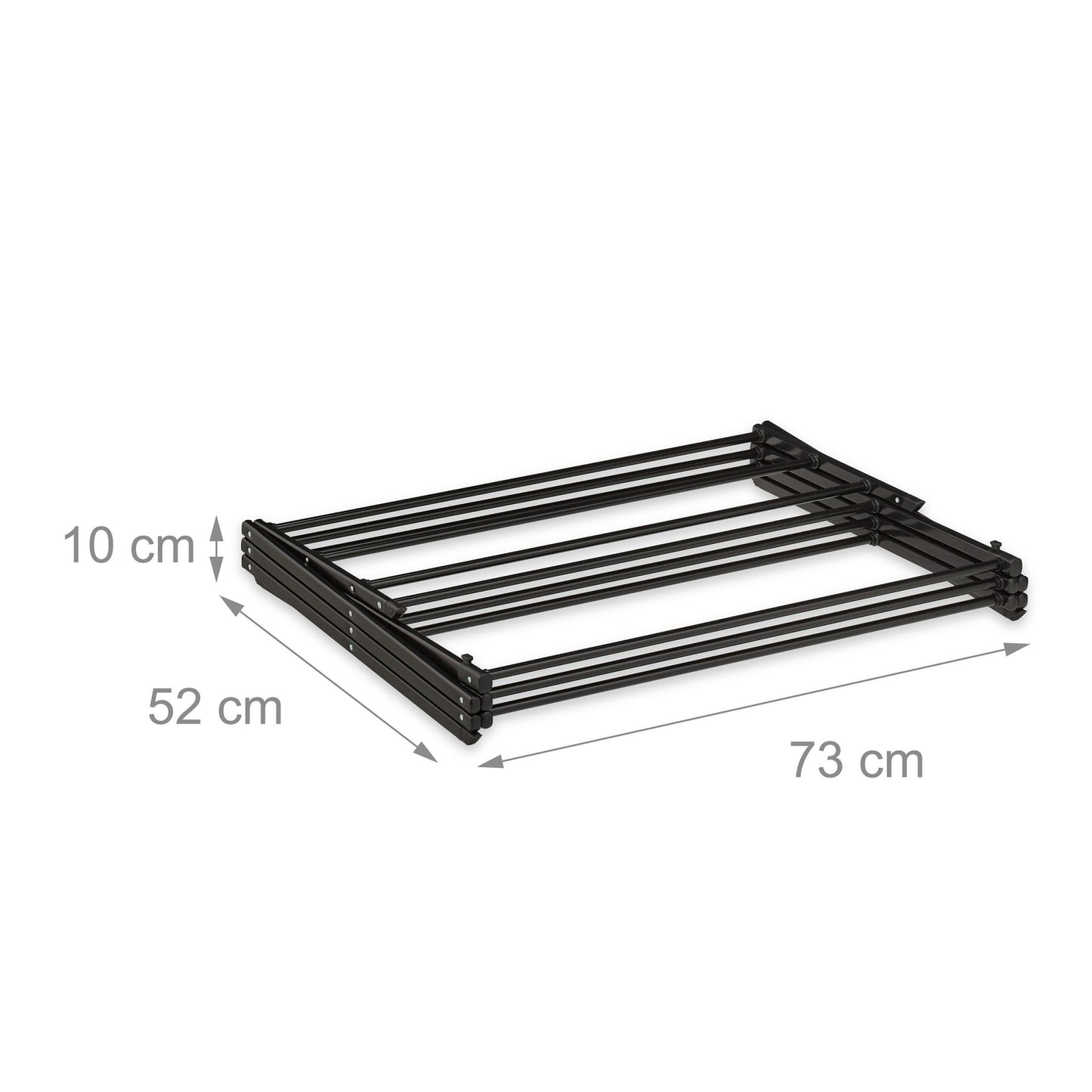 Foldable coat hanger in metal