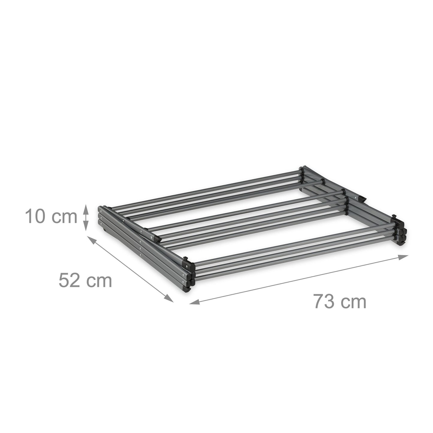 Foldable coat hanger in metal