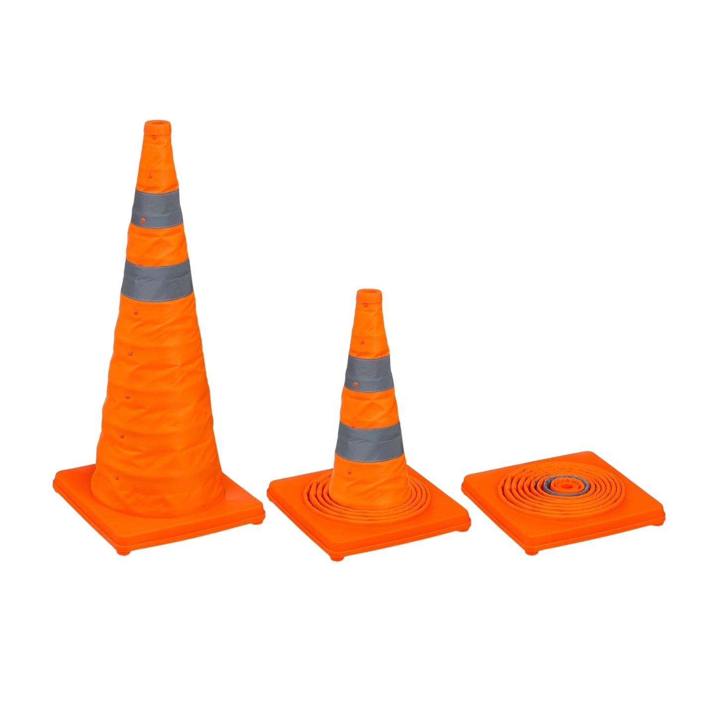 Foldable cones 70 cm in 4-pack