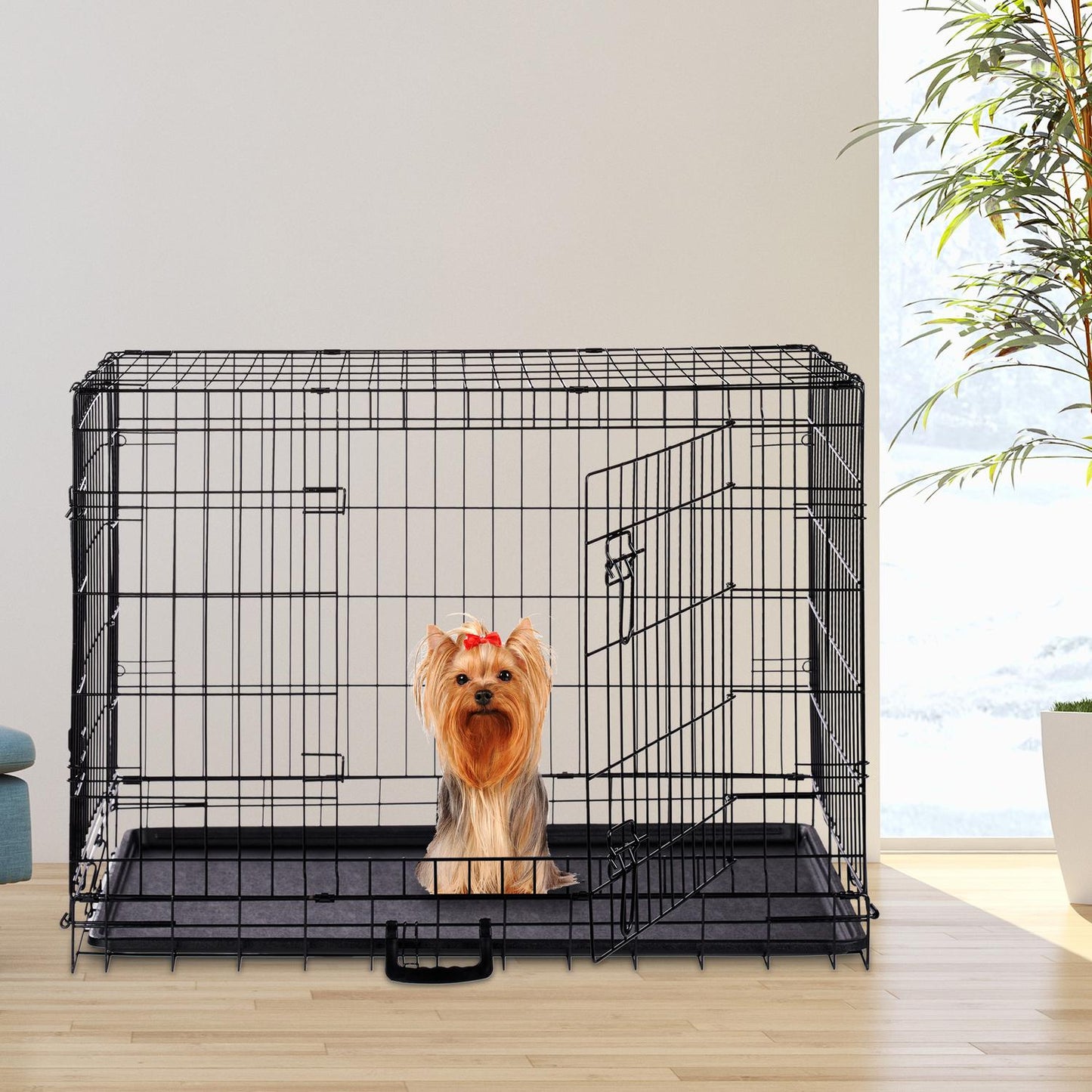 Foldable dog cage size S-XXL