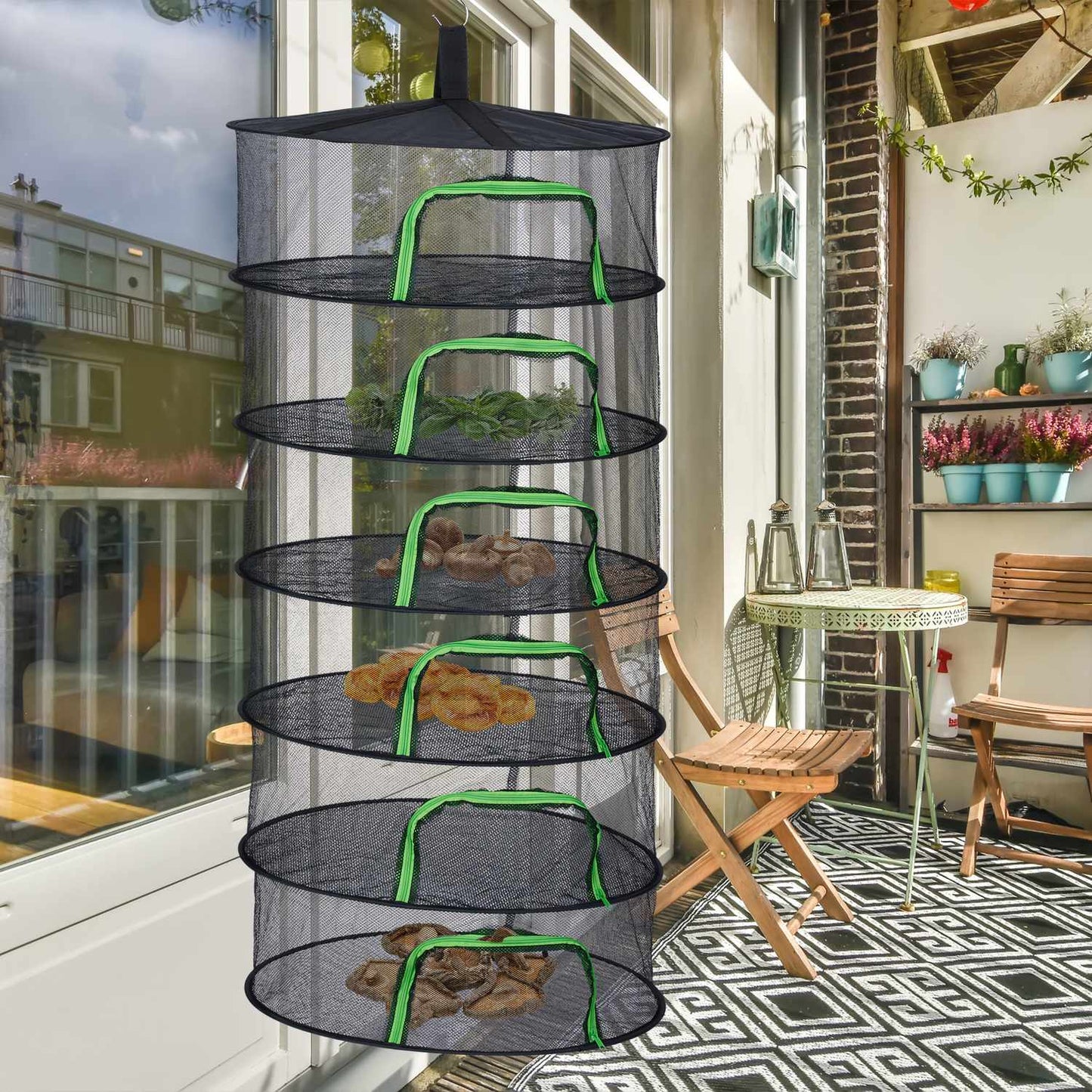 Foldable drying net 6 layers