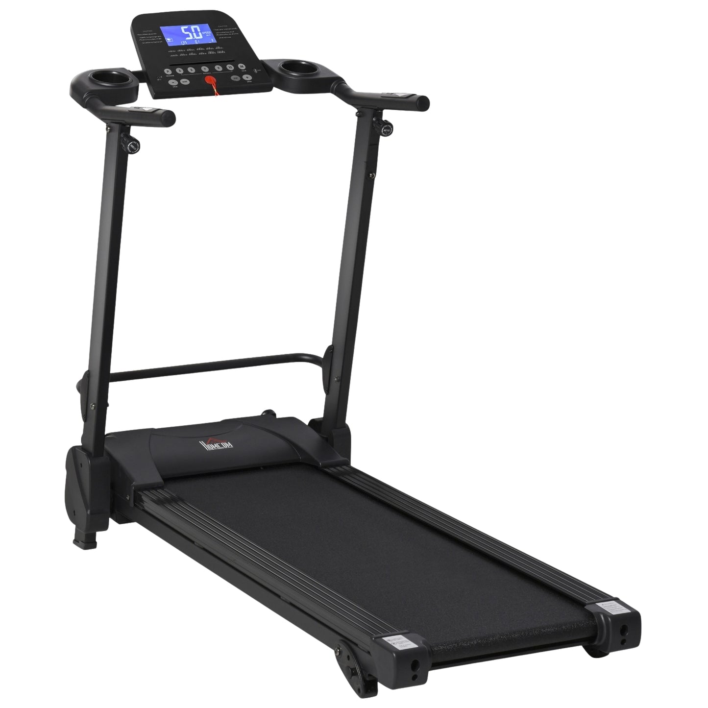 Foldable electric treadmill with LCD & MP3, 1-14 Km/H